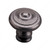 Traditional Forged Iron Knob - 2607, Finish Natural Iron