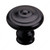 Traditional Forged Iron Knob - 2607, Finish Matte Black
