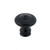 Traditional Forged Iron Knob - 2607, Finish Matte Black