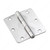 3-1/2 Full Mortise Butt Hinge - 1/4 Radius, Color/Finish Brushed Chrome PRO-PACK 2