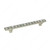 Contemporary Metal Pull - 3024, Precious stone, Center to Center 128 mm, Finish Polished Nickel / Pearl, Material Metal