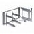Frame for Magic Corner II System, For hinged- door cabinet applications., Width 862 to 971 mm, Opening Right