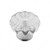 Cabinet Knob 331, Finish Clear / Chrome, Diameter - Overall Dimensions 1 1/8 in, Projection - Overall Dimensions 1 1/8 in