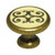 Traditional Brass and Enamel Knob - 341,