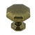Transitional Cast Iron Knob - 3885, Finish English Bronze, Diameter - Overall Dimensions 38 mm, Projection - Overall Dimensions 37 mm
