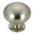 Traditional Brass Knob - 3923, Finish Brushed Nickel, Screw/Nail 8/32 (Not Included) PRO-PACK 2