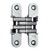 Concealed Steel Hinge - For Hinge #216, The hinge is invisible when closed., Finish Nickel