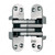 Concealed Steel Hinge - Model #218, The hinge is invisible when closed., Finish Bright Chrome