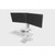 Sit2Stand Workstations, Effortlessly transition from sitting to standing in seconds, Finish White, Number of monitors 2