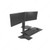 Sit2Stand Workstations, Effortlessly transition from sitting to standing in seconds, Finish Black, Number of monitors 2