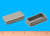 Tube End Cap Gray 1" x 2", Pkg of 100