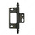 Classic Brass Bifold Hinge - 5201, Finish Brushed Oil-Rubbed Bronze, Finish Number BORB