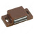 Magnetic Catch, Color/Finish Brown, Features Without Plate, Without Screws