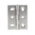 Classic Brass Butt Hinge - 53103, Color/Finish Brushed Nickel, Finish Number 195
