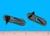 Shelf Support Locking 1/2" - 5mm peg, Black, Bag of 1000