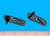 Shelf Support Locking 1/2" - 5mm peg, Black, Bag of 1000