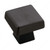 Eclectic Zinc Square Knob - 55271, Finish Oil Rubbed Bronze