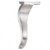 Curved Aluminum Furniture Leg - 56007, Screw- in leg,