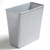 Bins for Practico System, Solutions Base Cabinets / Wastebins and Recycling Centers, Total Capacity 35 l, Depth 18 3/4 in, Finish Silver Grey