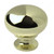 Contemporary Metal Knob - 5923, Finish Brass, Screw/Nail 8/32 (Not Included) PRO-PACK 10