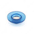 Contemporary Plastic Knob - 5925, Finish Translucide Blue / Chrome