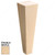 Furniture Leg, Species Maple - Stain Grade
