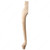 Queen Anne Style Furniture Leg, Height - Overall Dimensions 29 in