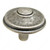 Transitional Brass Knob - 6134, Finish Old Silver