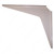 Workstation Heavy-Duty Brackets, Projection - Overall Dimensions 12 in, Height - Overall Dimensions 8 in, Color/Finish White