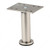 BORSA - Ajustable Furniture Leg - 642, 15 mm (5/8") adjustment, Height 200 mm, Finish Satin Nickel