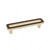 Contemporary Metal Pull - 6464, Center to Center 96 mm, Finish Gold / Black, Material Metal / Enamel / 24K Gold-Plated
