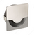 Square Grommet with Half-Moon Opening - Rialto Limited Edition. Color: Brushed Nickel/Ravello Gray