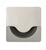 Square Grommet with Half-Moon Opening - Rialto Limited Edition. Color: Brushed Nickel/Ravello Gray