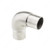 90G Flush Elbow Connector for Handrail, Handrail Size 1 1/2 in, Material Stainless Steel 304, Finish Polished Stainless Steel, Width 2 7/8 in