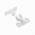 Rotary Catch, Grabs and holds doors tightly., Push in Force 2.2 kg, Pulling Force 3.2 kg, Color/Finish White, Center to Center 24.4 mm PRO-PACK 25