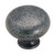 Traditional Zinc Knob - 771, Finish Wrought Iron