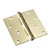 10.16 cm (4) Mortise Butt Hinges, Assembled, Color/Finish Brass