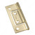Classic Steel BifoldHinge - 832, Non- Mortise, Finish Yellow Zinc, Finish Number 130