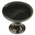 Contemporary Metal Knob - 9041, Finish Black Nickel, Screw/Nail 8/32 (Not Included) PRO-PACK 5