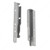 Rear Brackets, Finish Grey, Drawer Height 199 mm PRO-PACK 5