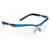 Fully Adjustable BX Safety Glasses, Frame Color Ocean Blue