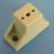 Drawer Slide Spacer 35mm, Almond, Pkg of 1000