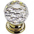 Traditional Brass and Swarovski Crystal Knob - 9933, Material Swarovski Crystal / 24K Gold-Plated