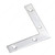 L-shaped connection plate, Width - Overall Dimensions 3/4 in, Length - Overall Dimensions 4 in L-shaped connection plate, Width - Overall Dimensions 3/4 in, Length - Overall Dimensions 4 in