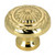 Traditional Brass Knob - 0413, Finish Brass