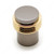 Contemporary Metal Knob - 1085, Finish Brass / Black Nickel