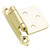 Semi-Concealed Self-Closing Hinge - 134, Finish Brass, Finish Number 130, Type of Hinge Traditional Surface Hinge, Screw/Nail Included / #5 Screw PRO-PACK 3