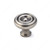 Traditional Brass Knob - 1430, Finish Pewter