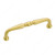 Traditional Metal Pull - 1452, Center to Center 96 mm, Finish Satin Brass, Projection - Overall Dimensions 30 mm