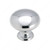 Allison Brass Knob - 1950, Finish Chrome, Diameter - Drilling Dimensions 1 in PRO-PACK 2